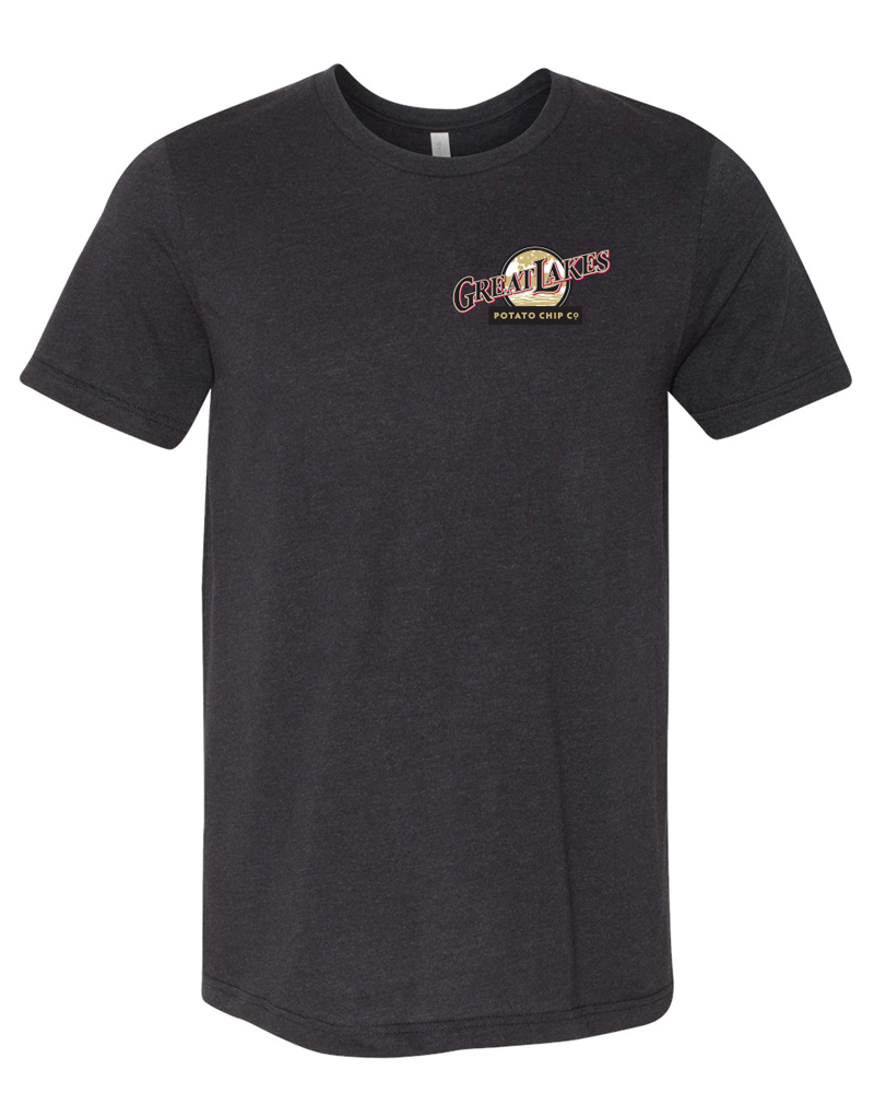 GL Logo T-Shirt - Charcoal | Great Lakes Potato Chips