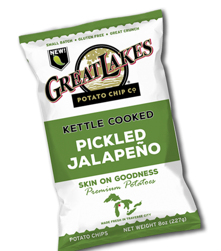 Pickled Jalapeño Potato Chips